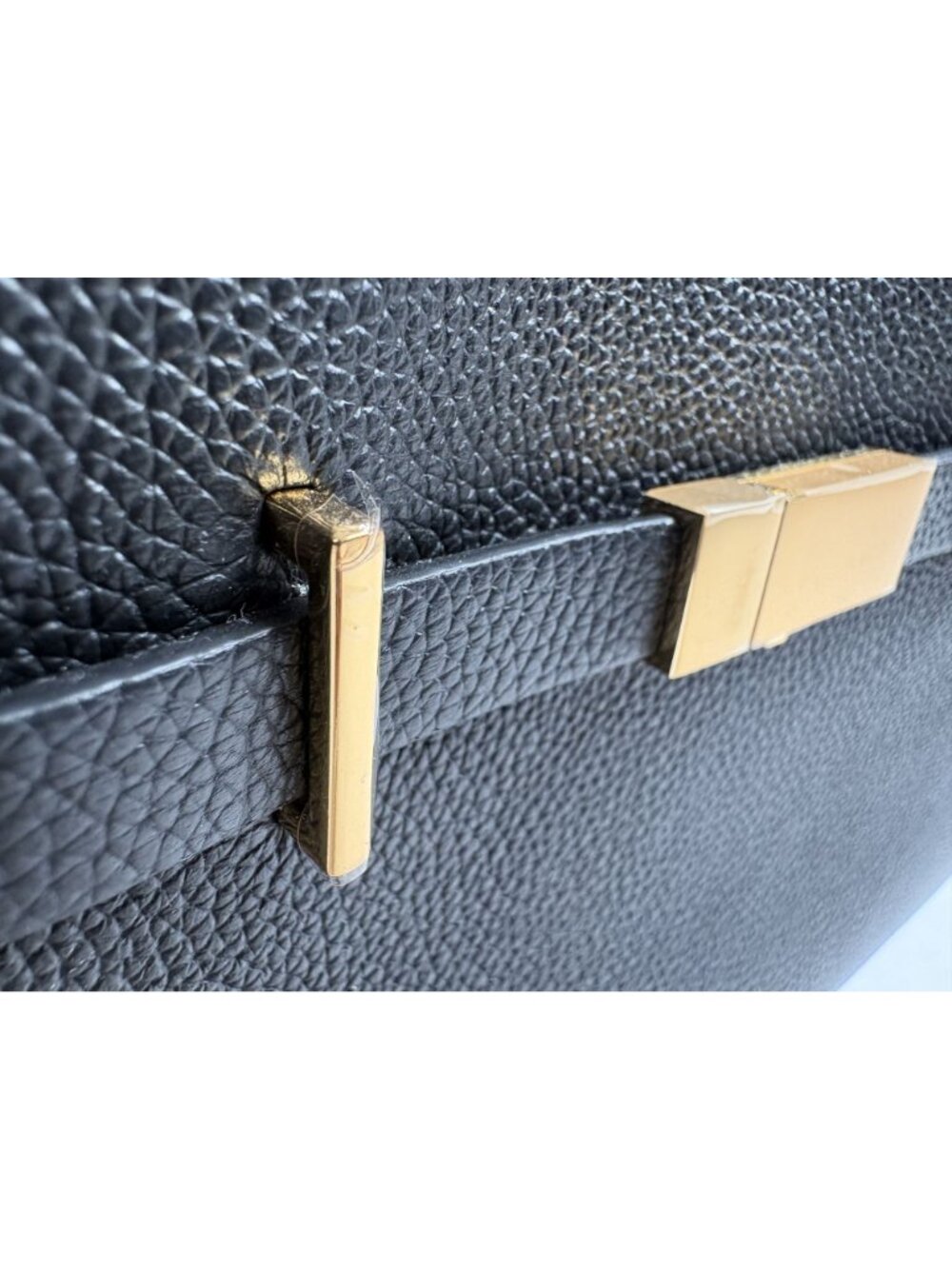 Demellier The Small Hudson in Black Small Grain Leather - Picture 9 of 9